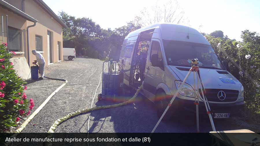 Reprise sous fondation et dalle